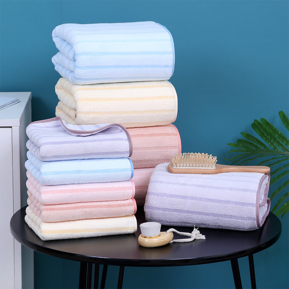 2Pcs Bath Towel and Towel Set