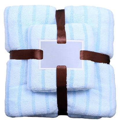 2Pcs Bath Towel and Towel Set