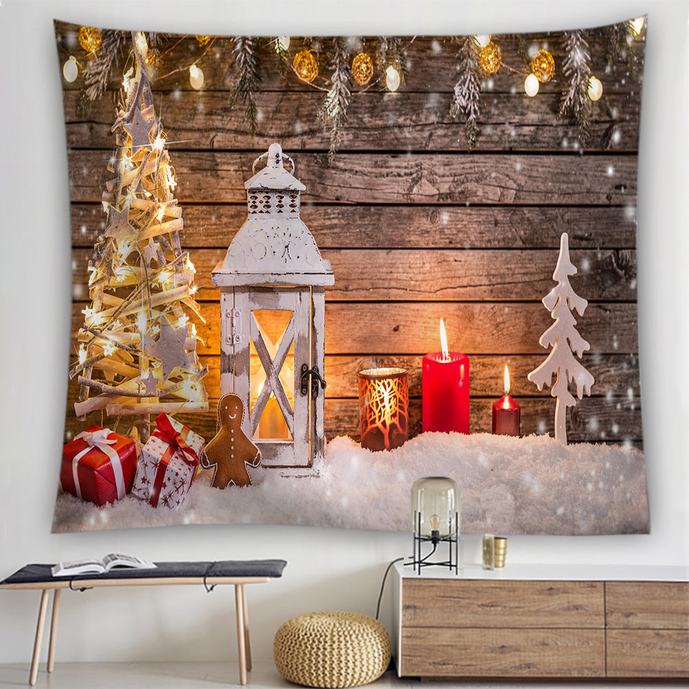 150x130CM Christmas Fashion Cute 3D Christmas Tree Tapestry