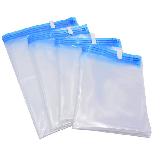 4Pcs Hand Rolling Clothes Compression Storage Bags