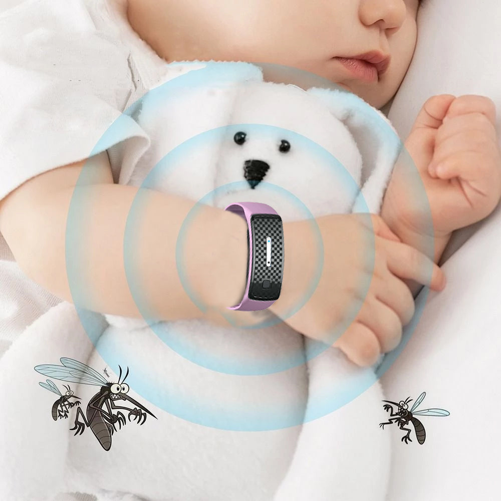 Ultrasonic Anti-Mosquito Repellent Bracelet