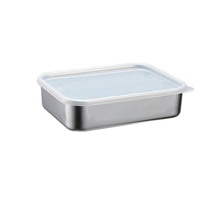 Stainless Steel Insulation Preservation Food Container with Clear Lid