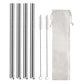Set of 7Pcs BOBA Bubble Tea Straws Stainless Steel Wide Caliber Straws