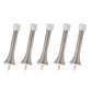 5Pcs 3-1/8inch Flexible Spring Door Stoppers with Rubber Bumper Tips