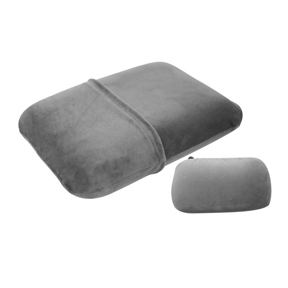 Travel Memory Foam Pillow with Pillowcase Pocket