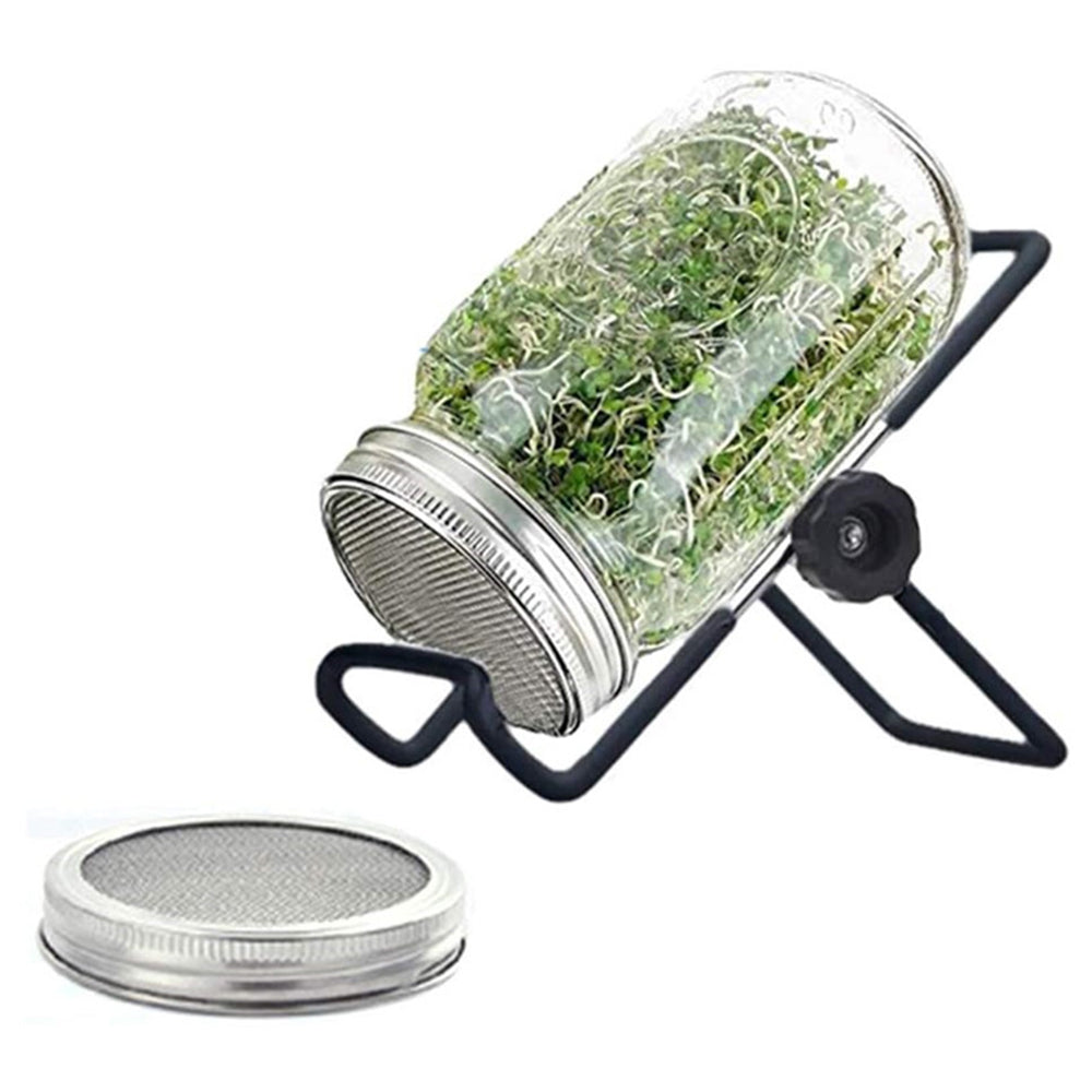 Sprouting Jars with Mesh Lids Sprouts Growing Kit