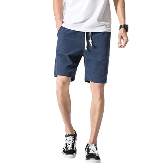 Men's Cotton Linen Bermuda