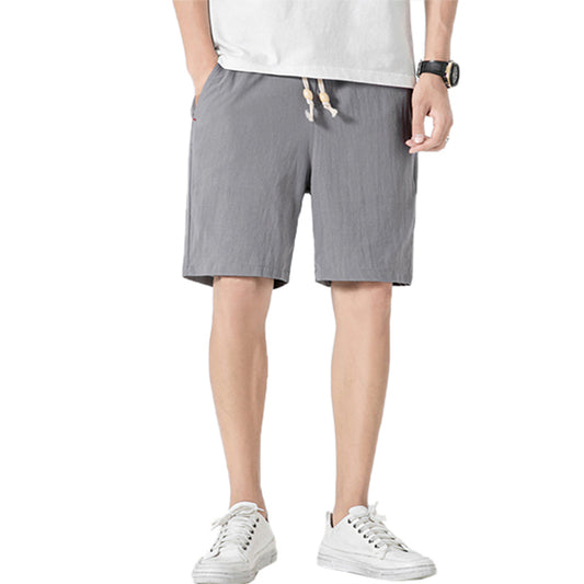 Men's Cotton Linen Bermuda