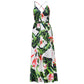 Floral Spaghetti Straps Maxi Dress