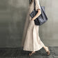 Cotton V-Neck Midi Dress