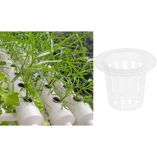 40-Pack Garden Plastic Net Cups Pots with Holes for Hydroponics