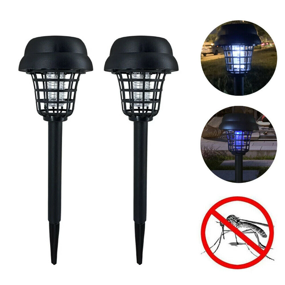 4-Pack Mosquito Trapper-LED/UV Radiation Outdoor Stake