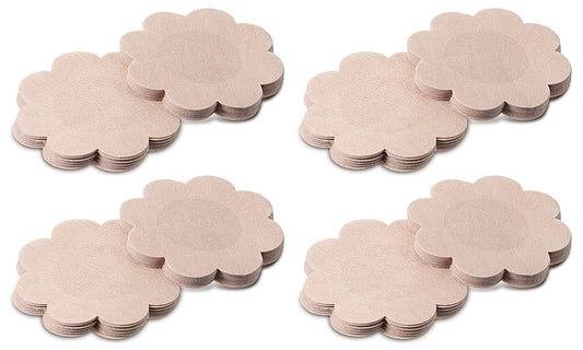 20Pairs Disposable Nipple Covers Flower Shapped