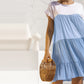 Gradient Tiered Dress