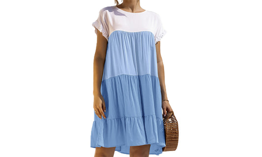 Gradient Tiered Dress