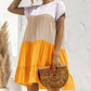 Gradient Tiered Dress