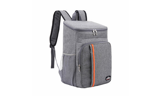 Insulated Cooler Backpack Gray