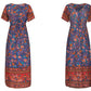 Floral Short Sleeve Maxi Dress