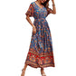 Floral Short Sleeve Maxi Dress