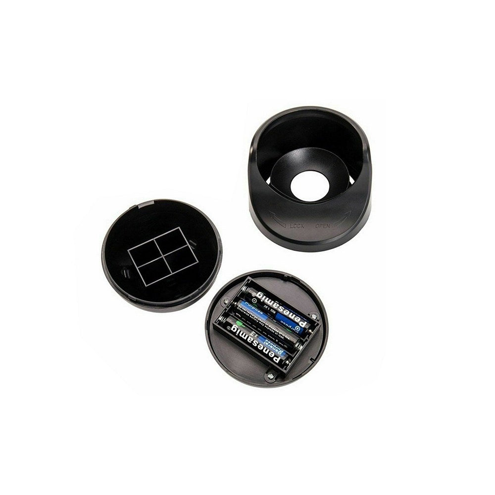 Set of 2Pcs 360 degree Battery Operated Motion Sensor Light-Black