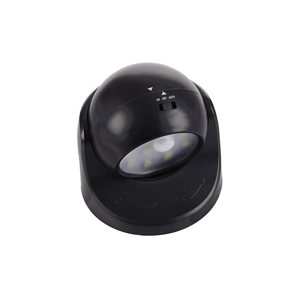 Set of 2Pcs 360 degree Battery Operated Motion Sensor Light-Black