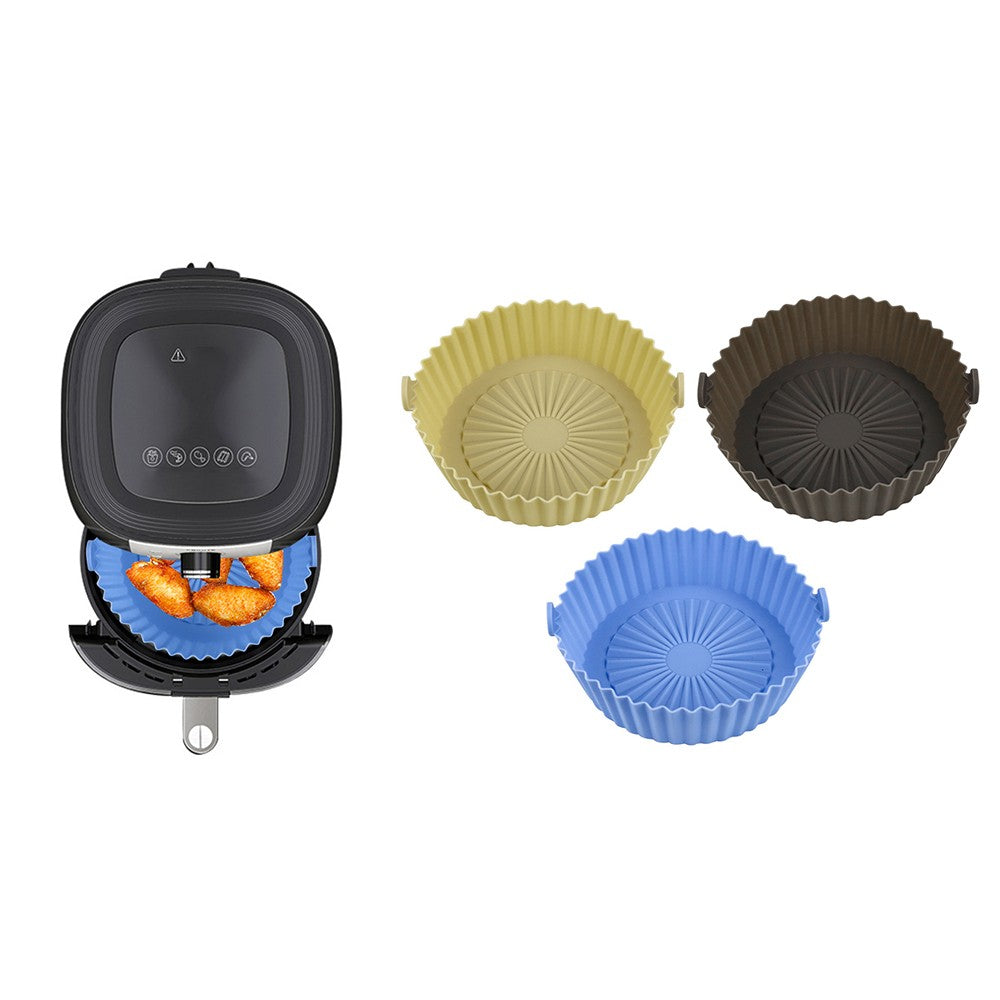 3-Pack Reusable Air Fryer Silicone Pot Silicone Air Fryer Liners