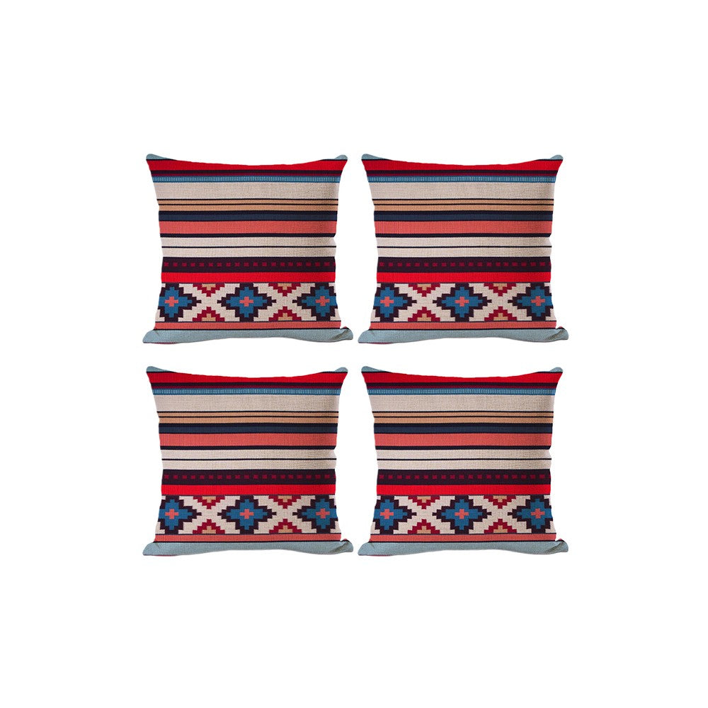 4Pcs Boho Printed Cushion Cover