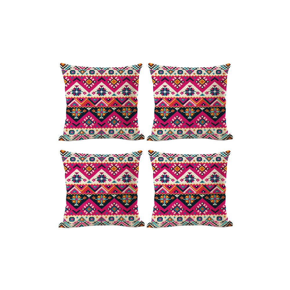 4Pcs Boho Printed Cushion Cover