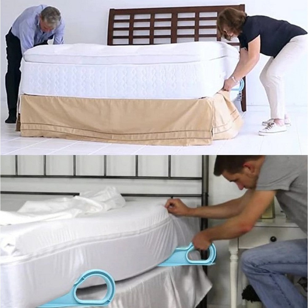 2-Pack Mattress Wedge Elevator Mattress Lifter for Changing Sheets