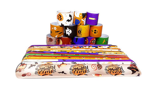 15Pcs Mixed Wrist Snap Slap Bands