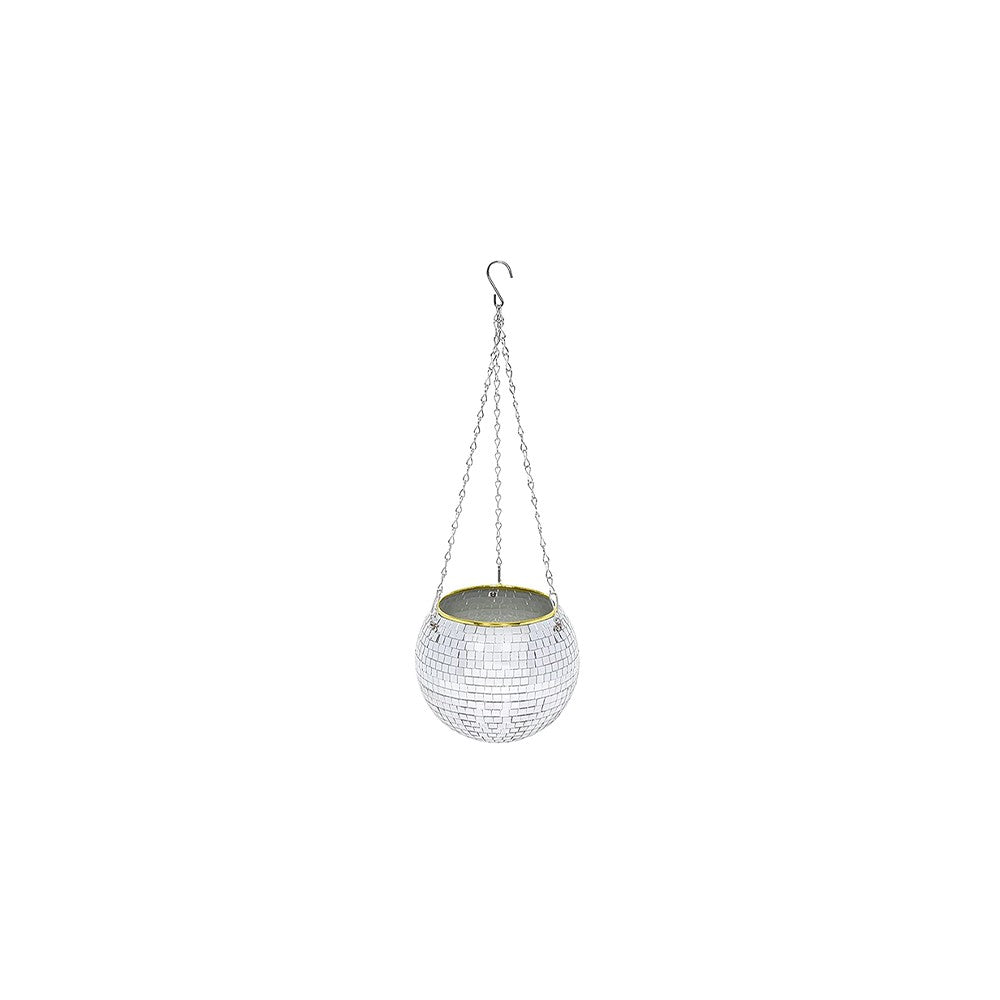 Disco Ball Hanging Planter