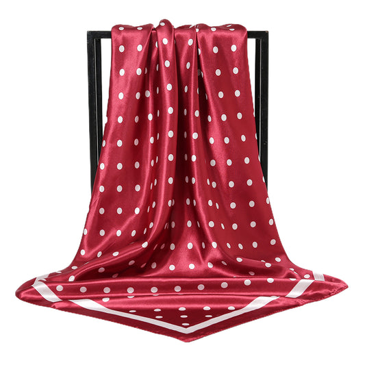 Large Satin Square Head Scarf