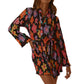 Women Pleated Mini Shirt Dress