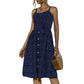 Women's Smocked Spaghetti Strap Dresses