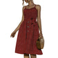 Women's Smocked Spaghetti Strap Dresses