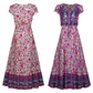 Women's Bohemian Floral Print Dress