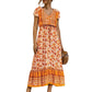 Women's Bohemian Floral Print Dress