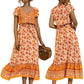 Women's Bohemian Floral Print Dress