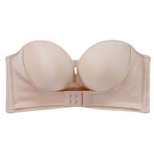 Women Strapless Push-Up Bras-Nude