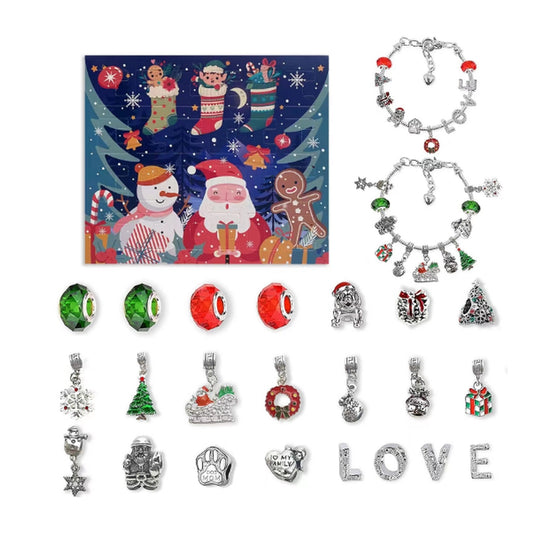 DIY Jewelry 24 Days Countdown Christmas Advent Calendar