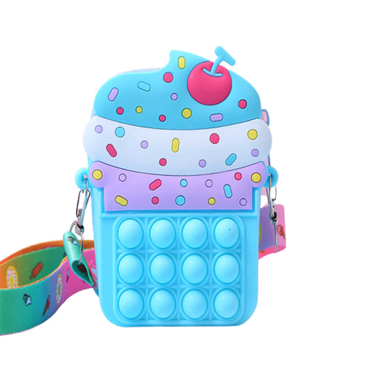 Girl Ice Cream Pop Purse Shoulder Bag