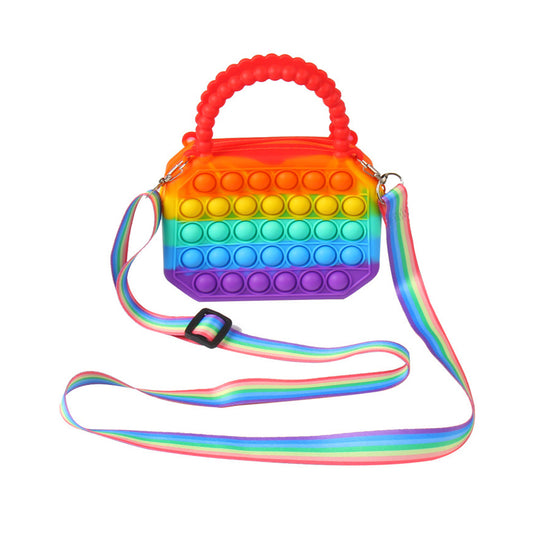 Girls Silicone Pop Shoulder Bag