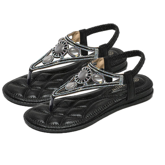 Women's Bohemian Rhinestone Sandals