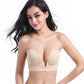 Adhesive Strapless Sticky Invisible Lift-up Backless Bra