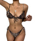 Women's Leopard Two-Piece Swimsuit