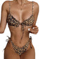 Women's Leopard Two-Piece Swimsuit