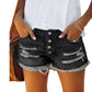 Women's Ripped Denim Shorts