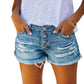 Women's Ripped Denim Shorts