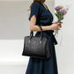 Women PU Leather Croc-Printed Handbag Ladies Office Shoulder Bag Crossbody Bag