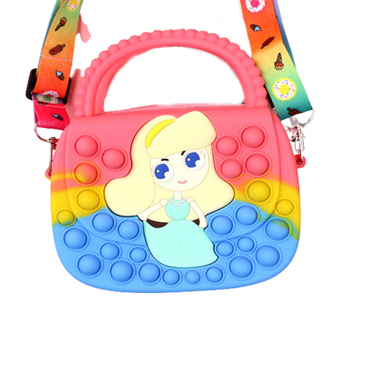 2Pack Girl Mini Silicone Pop Shoulder Bag